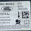 Restraint Control Module - 2017 Jaguar XF