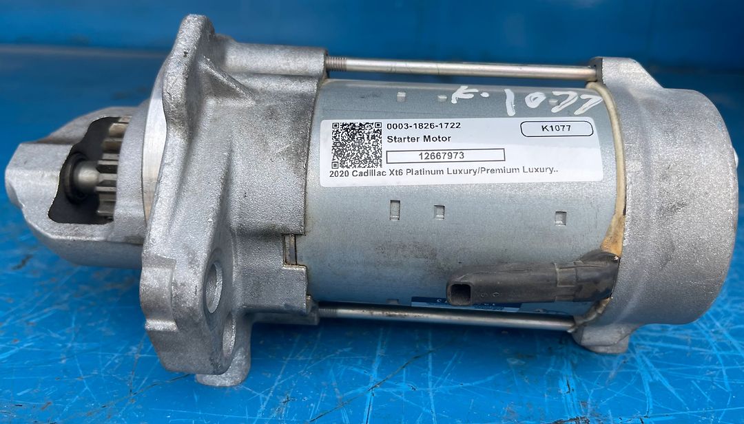 Starter motor - 2020 Cadillac XT6 Platinum Luxury/Premium Luxury FWD