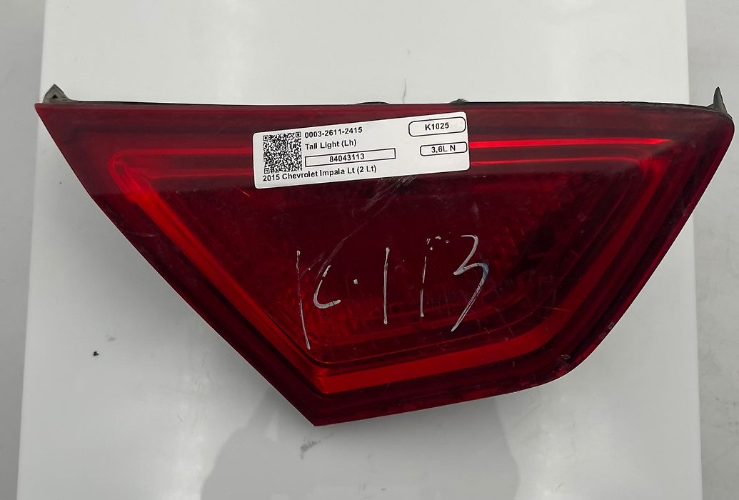 Tail Light (LH) - 2015 Chevrolet Impala LT (2LT)