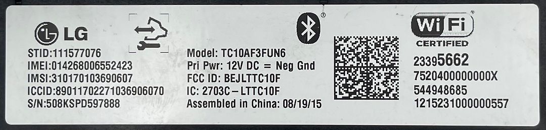 WiFi Control Module - 2016 Chevrolet Impala LT (2LT)