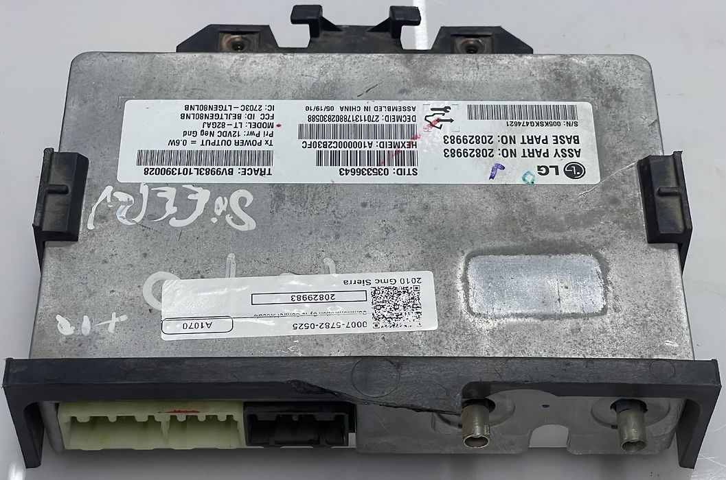 Communication Sync Control Module - 2010 GMC Sierra