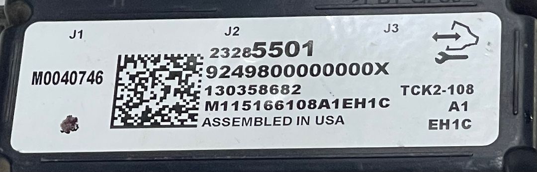 Transfer case computer module - 2015 Chevrolet SILVERADO