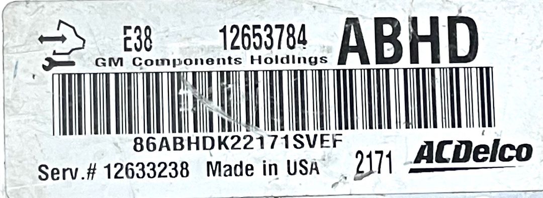 Engine ecm - 2010 Chevrolet SILVERADO