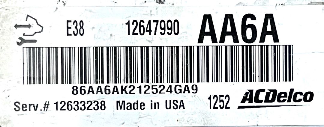 Engine ecm - 2012 Chevrolet SILVERADO