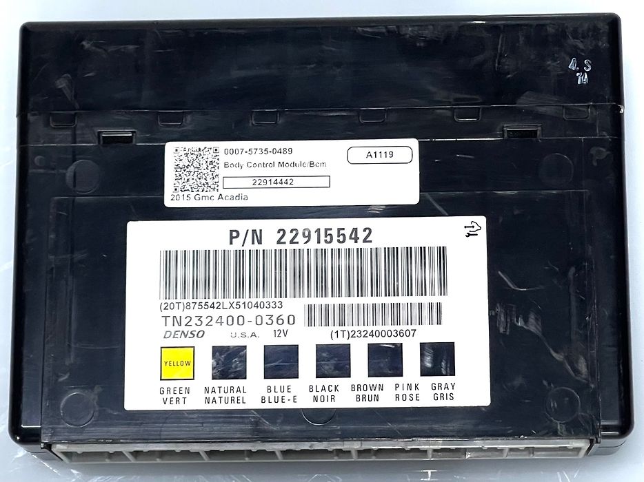 Body Control Module/BCM - 2015 GMC Acadia