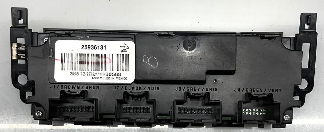 A/C Heater Climate Control Switch - 2010 GMC Sierra