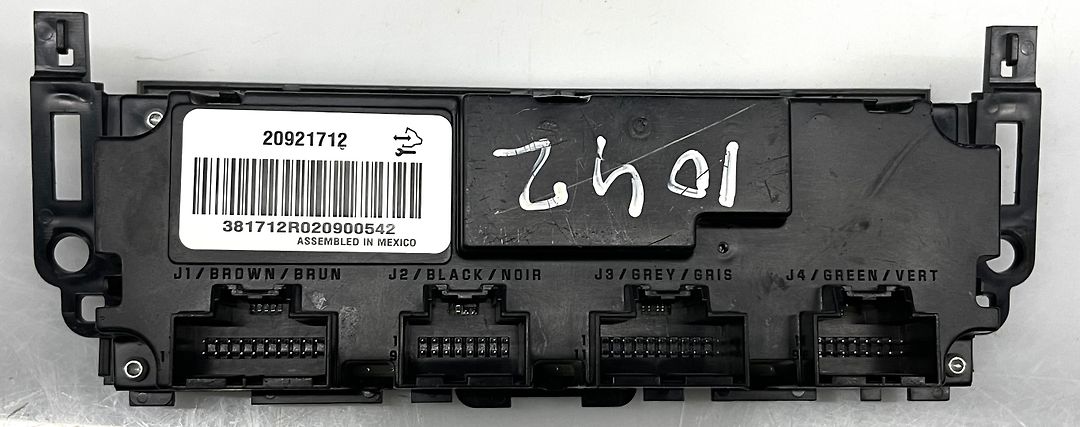 A/C Heater Climate Control Switch - 2012 GMC Yukon XL