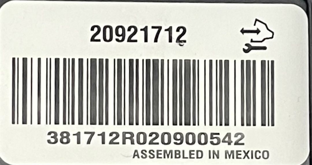 A/C Heater Climate Control Switch - 2012 GMC Yukon XL