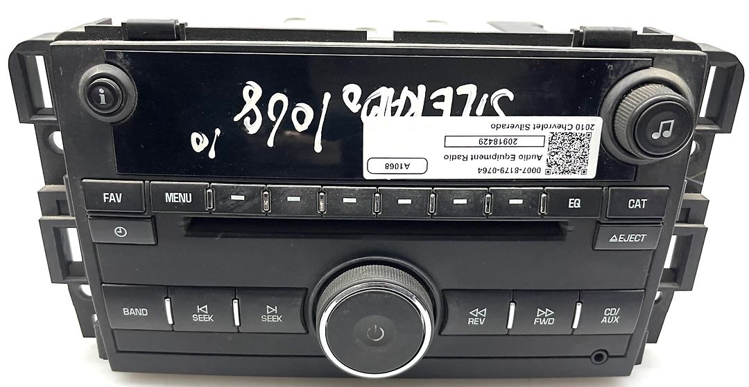 Audio equipment radio - 2010 Chevrolet SILVERADO