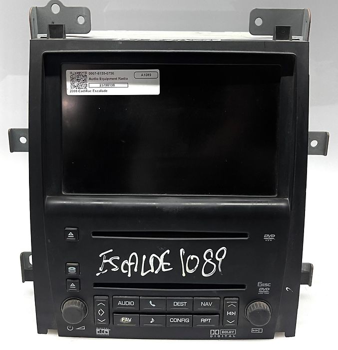 Audio equipment radio - 2008 Cadillac Escalade