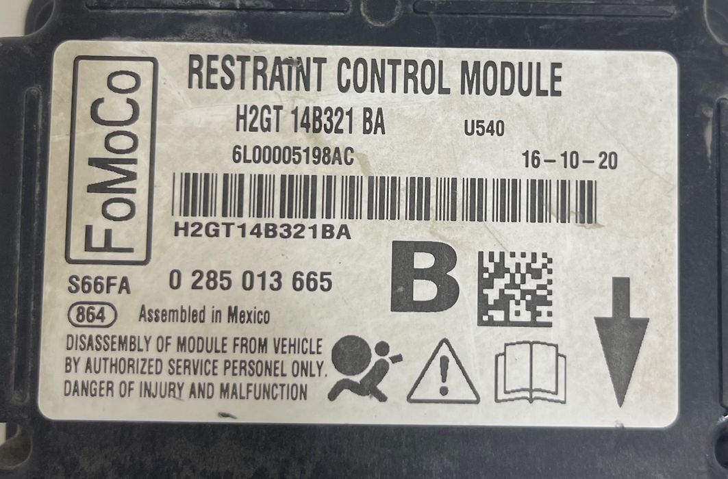 Restraint Control Module - 2015 Ford Edge SEL