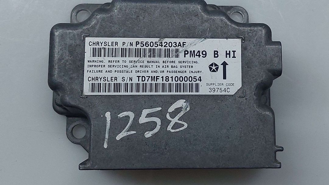 Air bag Module - 2011 Dodge Caliber