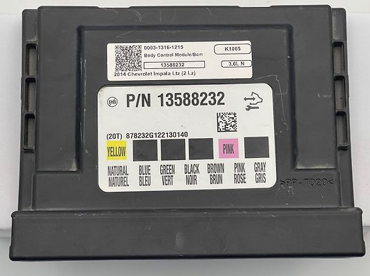 Body Control Module/BCM - 2014 Chevrolet Impala LTZ (2LZ)