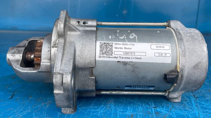 Starter motor - 2019 Chevrolet Traverse LT Cloth