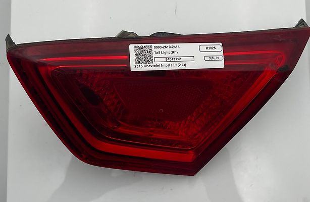 Tail Light (RH) - 2015 Chevrolet Impala LT (2LT)