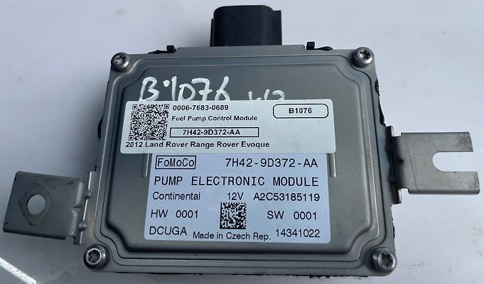 Fuel Pump Control Module  - 2012 Land Rover RANGE ROVER EVOQUE