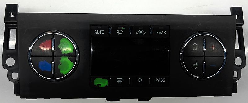 A/C Heater Climate Control Switch - 2011 GMC DENALI