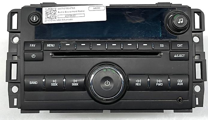 Audio equipment radio - 2010 Chevrolet SILVERADO