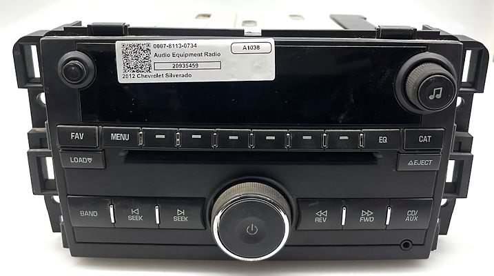 Audio equipment radio - 2012 Chevrolet SILVERADO