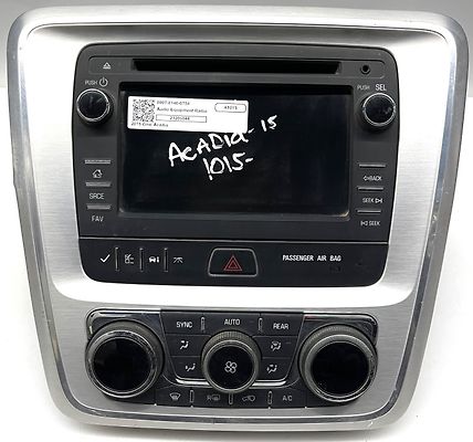 Audio equipment radio - 2015 GMC Acadia