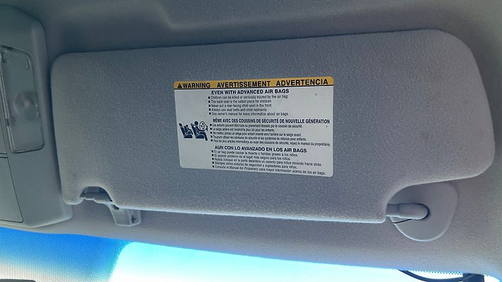 Sun visor - 2008 Toyota Tundra SR5